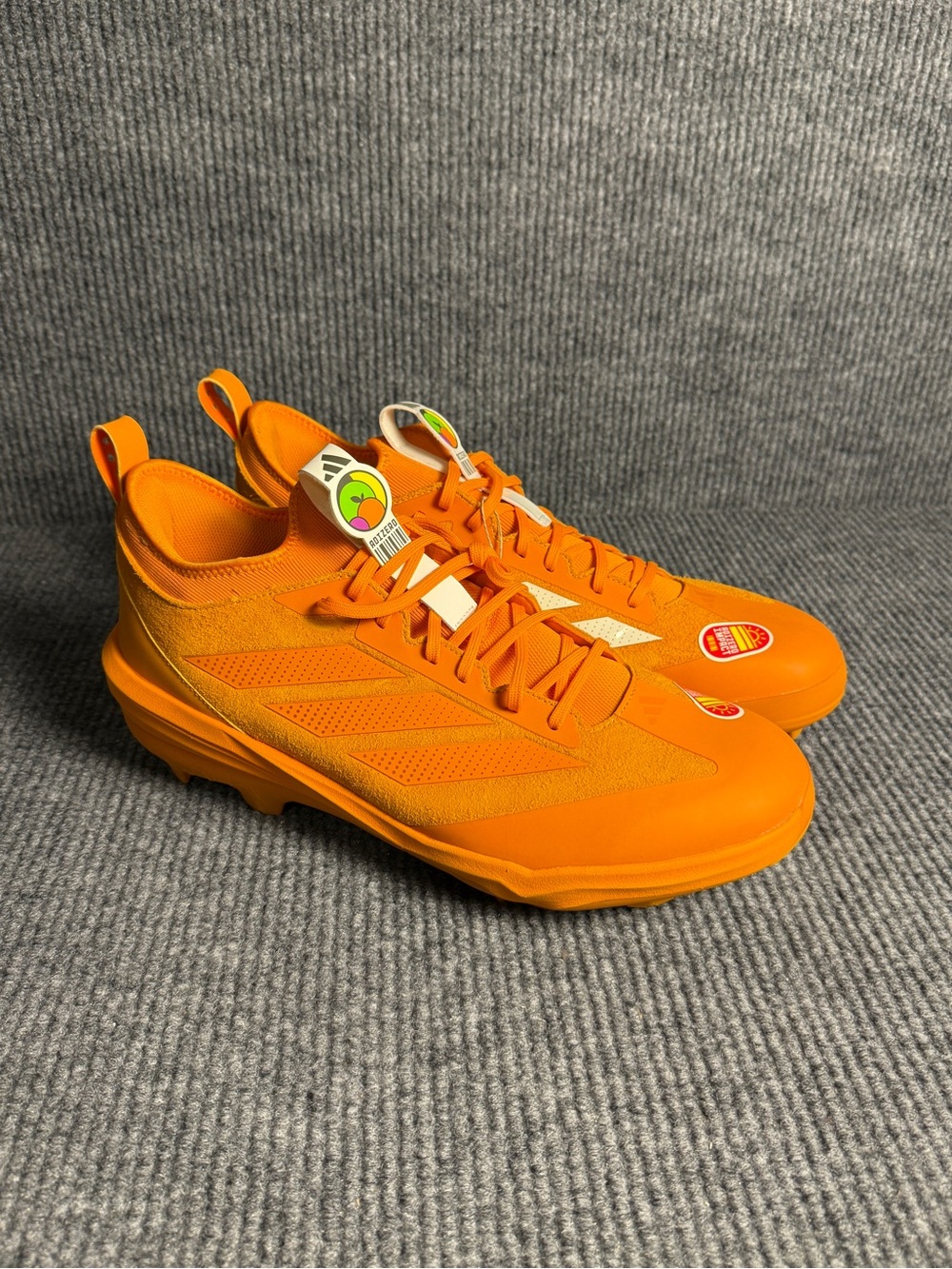 Adidas Adizero Impact 2.0 Somos TPU Baseball Cleats Orange JS2981 Men's Size 17